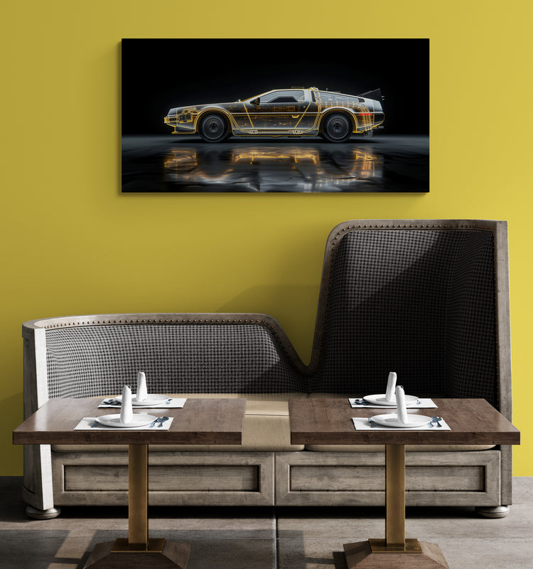 XRAY - GOLD BACK TO THE FUTURE DE LOREAN
