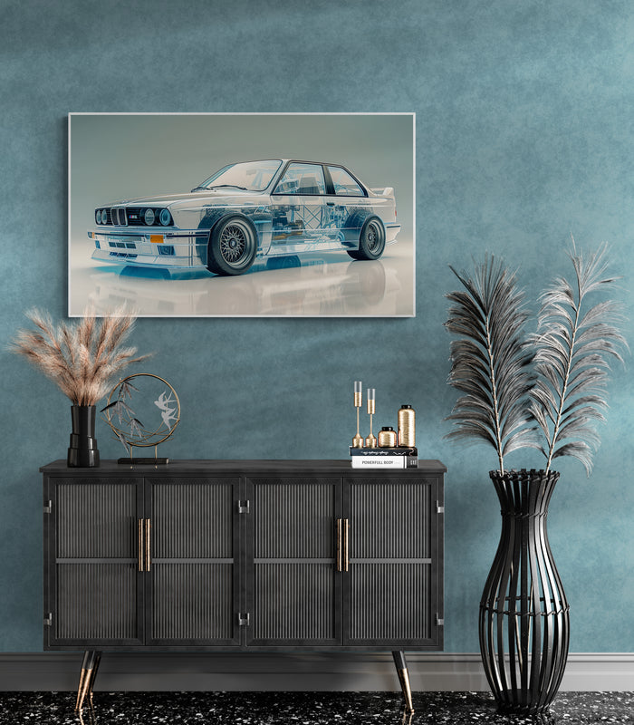 TRANSPARENCY - M3 E30 BLUE TRANSPARENCY
