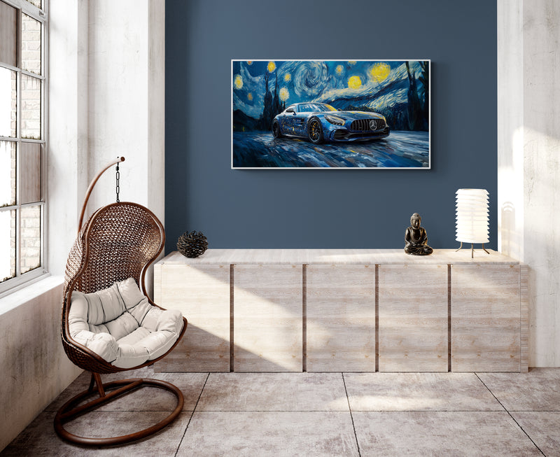 VAN GOGH - AMG GT IN A STARRY NIGHT