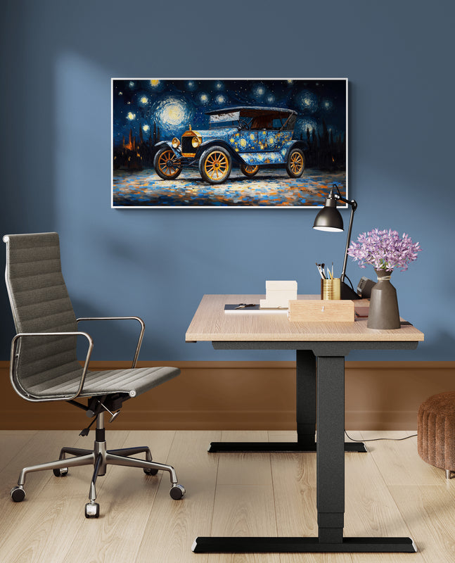 VAN GOGH -MODEL T - TIN LIZZIE IN A STARRY NIGHT