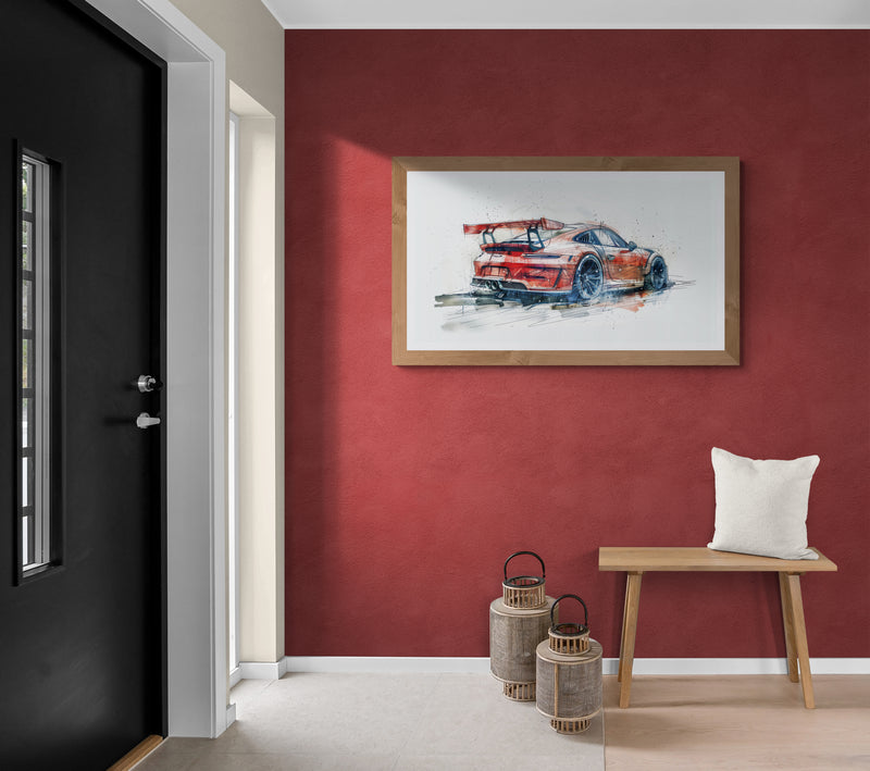 STREET ART - CARRERA GT2 RED THUNDER
