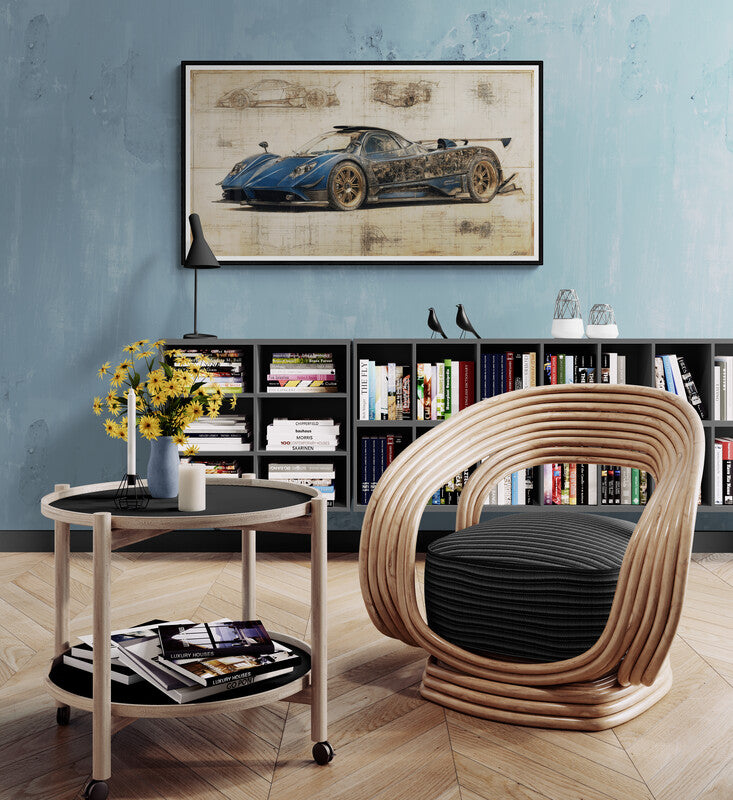DA VINCI STYLE -PAGANI ZONDA DA VINCI DRAFT