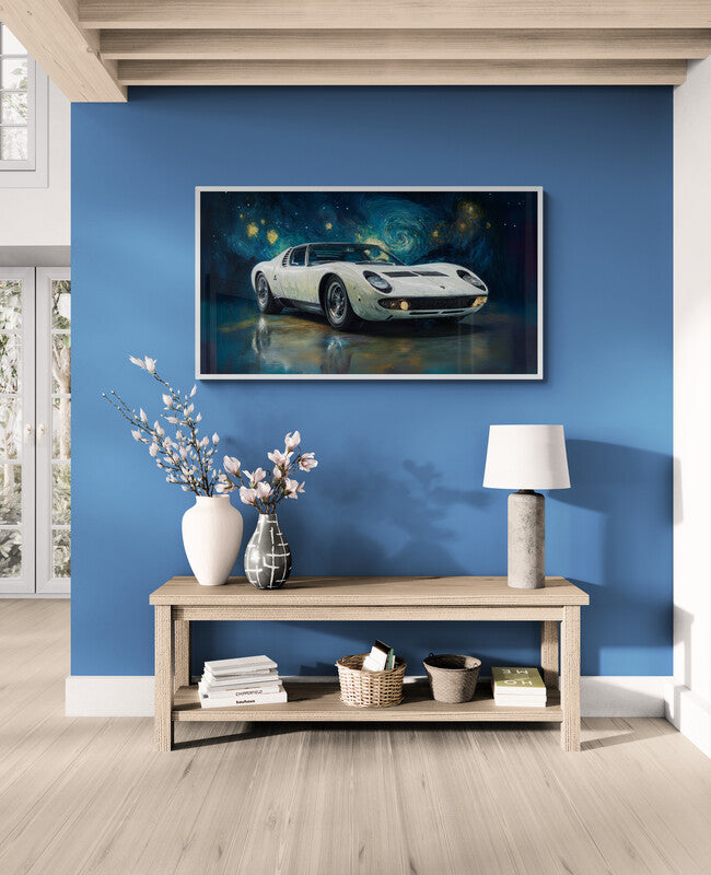 VAN GOGH - WHITE INNOCENT MIURA IN STARRY NIGHT