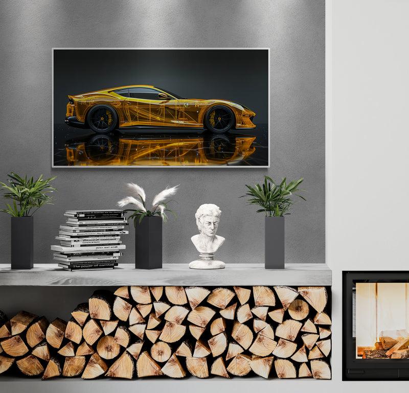 XRAY - F812 GTS POWER YELLOW TRANSPARENCY