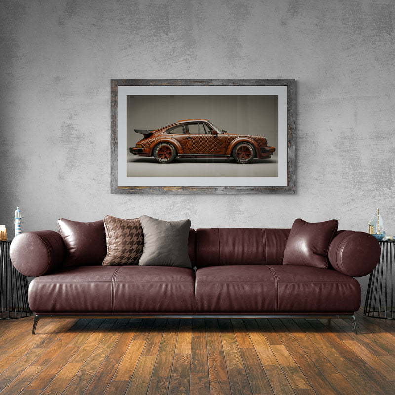 REALISTIC - 993 TURBO MADE WITH CHESTERFIELD SOFT LEATHER