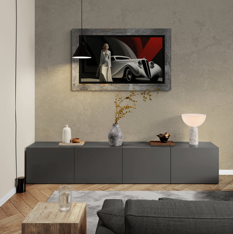 LEMPICKA - VINTAGE 50'S WHITE CAR