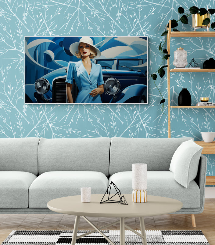 LEMPICKA - VINTAGE BLUE CAR