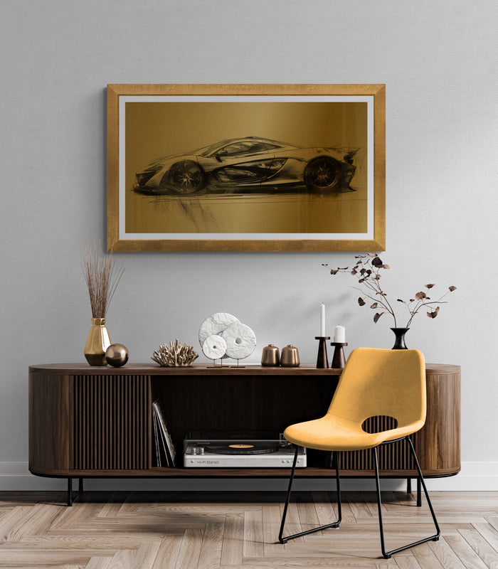 MCLAREN P1 COUPE' GOLD LINE