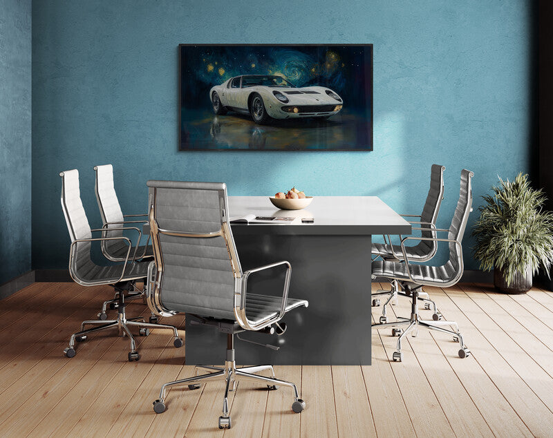 VAN GOGH - WHITE INNOCENT MIURA IN STARRY NIGHT