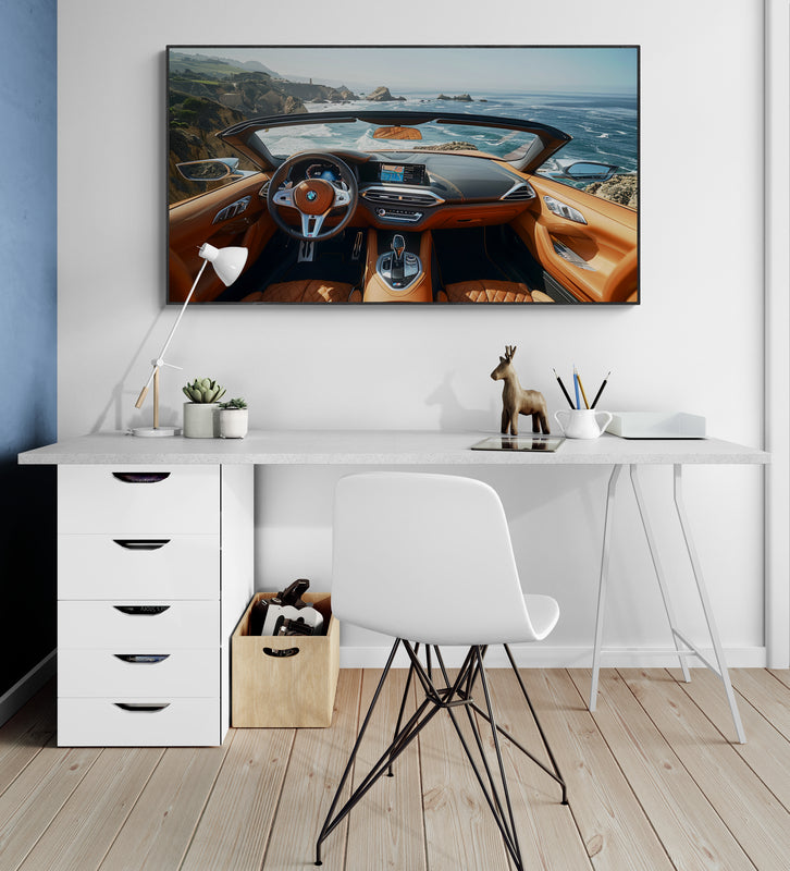 PANORAMIC VIEW OF AUSTRALIAN ROCK BEACHES