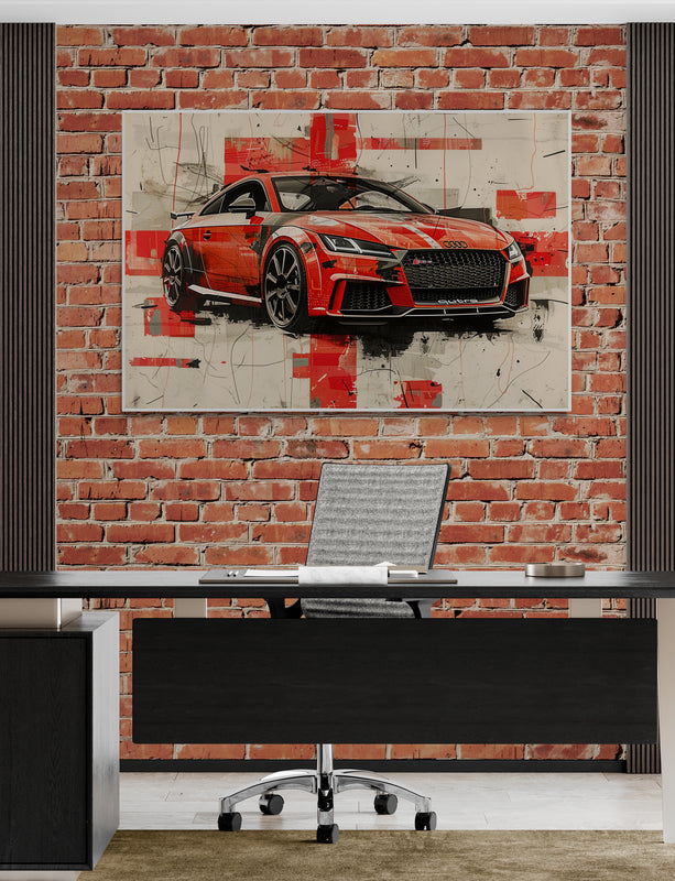 STREET ART - TT RS VINTAGE POWER