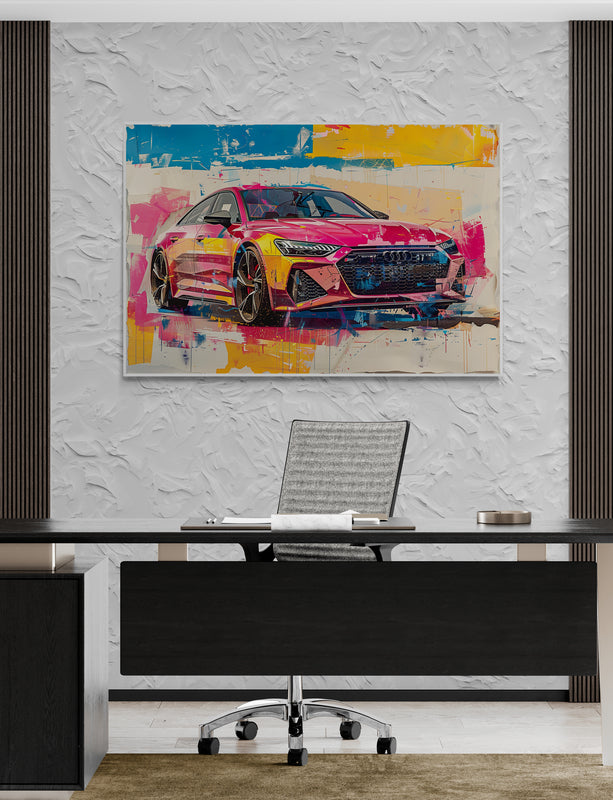 STREET ART - RS7 RED POWER