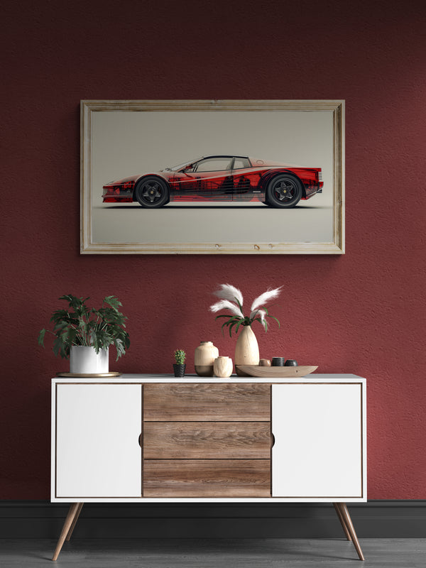TRANSPARENCY - TESTA ROSSA RED TRANSPARENCY