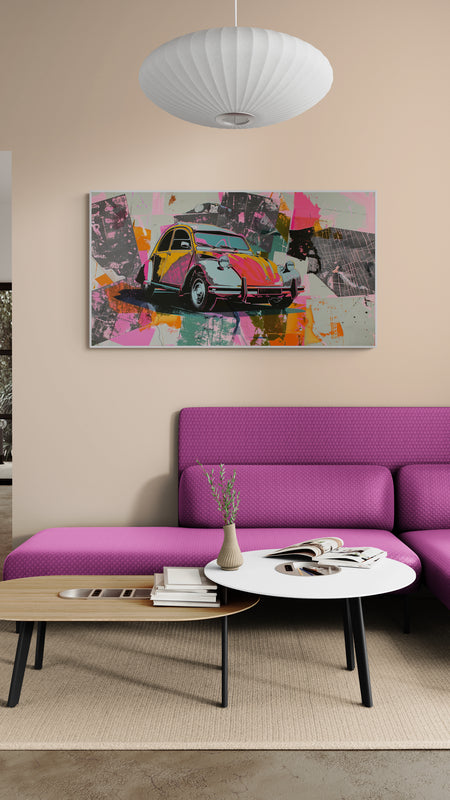 WARHOL STYLE - 2 CV CHARLESTON