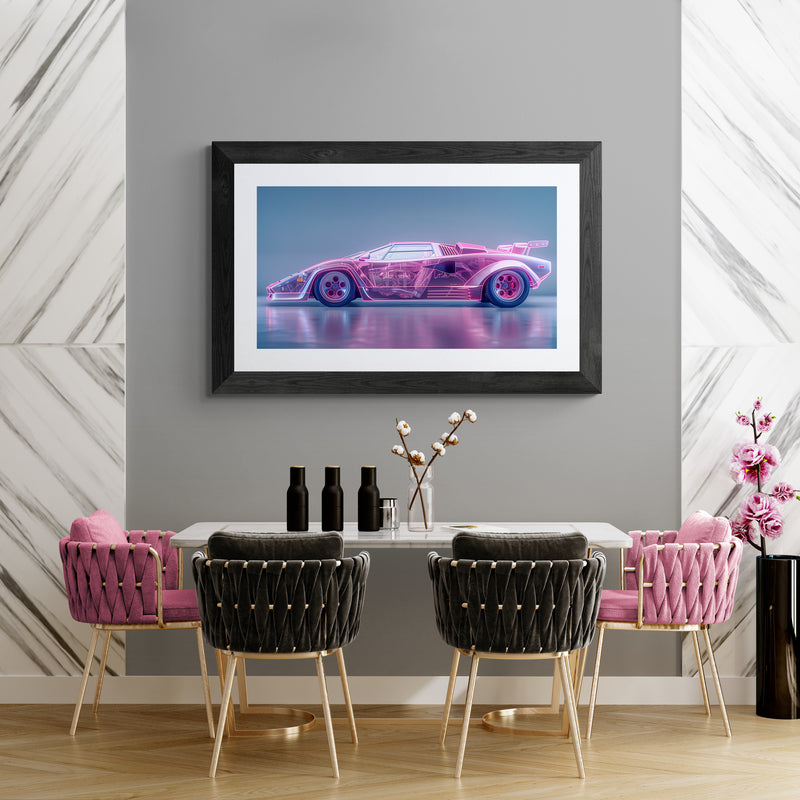 TRANSPARENCY PURPLE COUNTACH
