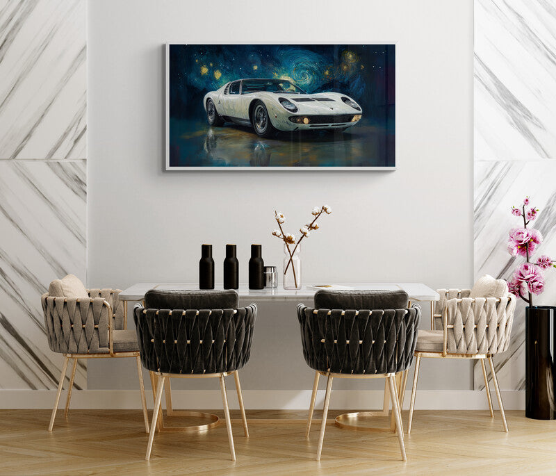 VAN GOGH - WHITE INNOCENT MIURA IN STARRY NIGHT