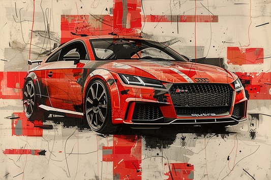 STREET ART - TT RS VINTAGE POWER