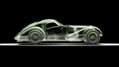 XRAY TYPE 57 SC ATLANTIC GREEN 1939