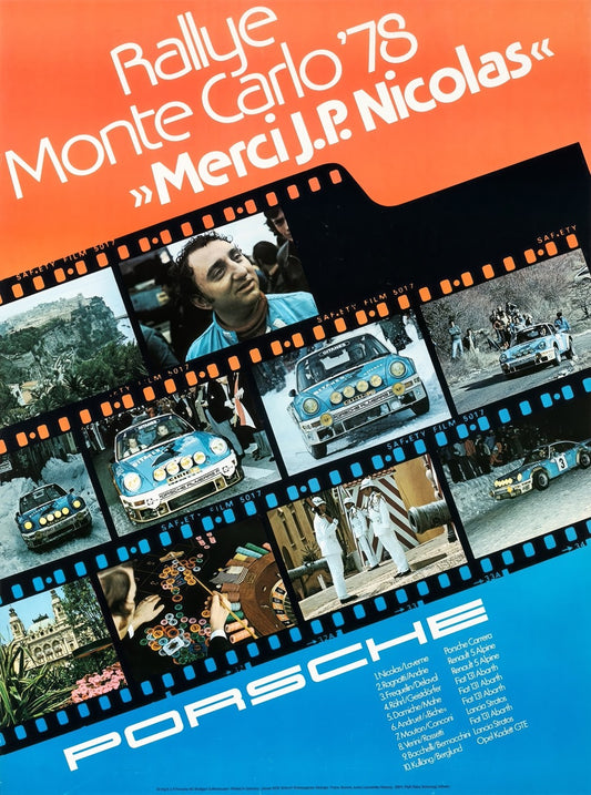 1978 - POSCHE RALLYE MONTE CARLO