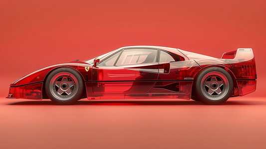 TRANSPARENCY - F 40 RED PASSION