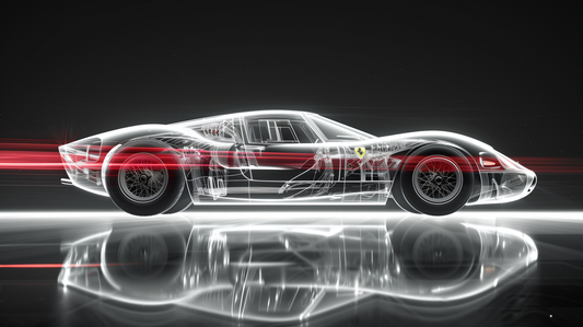 TRANSPARENCY - 330 P4 '67 RED LINE