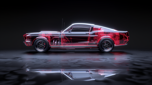XRAY MUSTANG '67 RED POWER