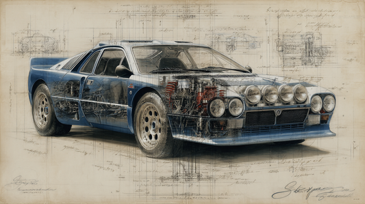 DA VINCI STYLE  -037 STRADALE BLUE THUNDER