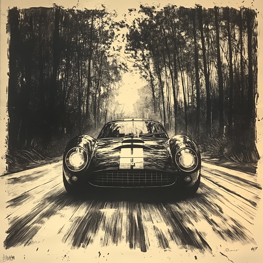 POP ART - FULL THROTTLE IN BLACK FOREST