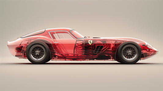 TRANSPARENCY - GTO '62 RED TRANSPARENCY