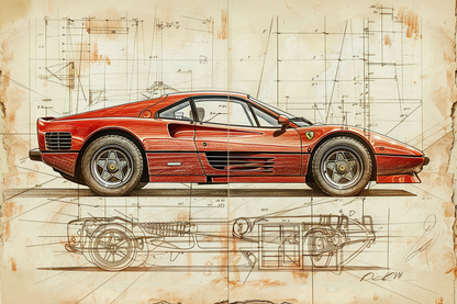 DA VINCI STYLE  - TESTA ROSSA VINTAGE DRAFT
