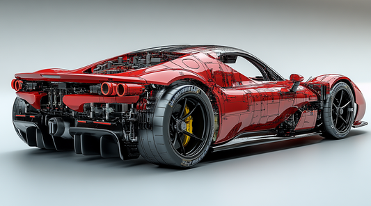 REALISTIC - RED DIAGRAMMATIC COMPONENTS