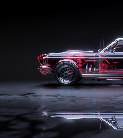 XRAY MUSTANG '67 RED POWER