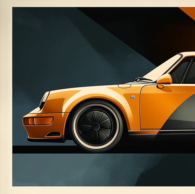 VINTAGE 911 IN SUPER MODERN COLOURS