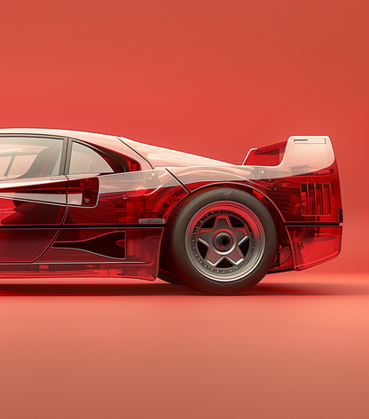 TRANSPARENCY - F 40 RED PASSION
