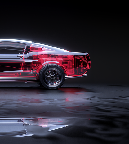 XRAY MUSTANG '67 RED POWER