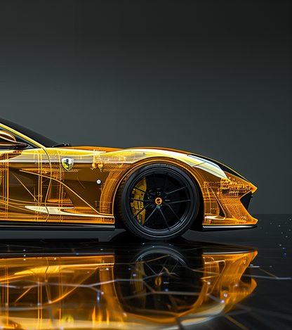 XRAY - F812 GTS POWER YELLOW TRANSPARENCY