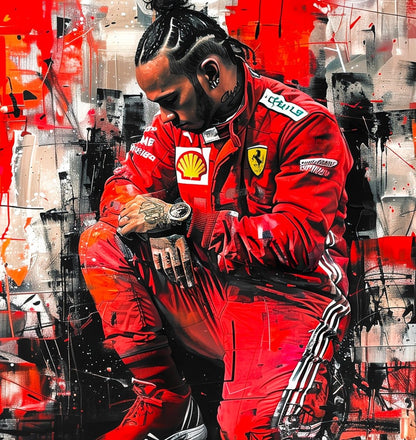 F1 - Hamilton before the green light thinking