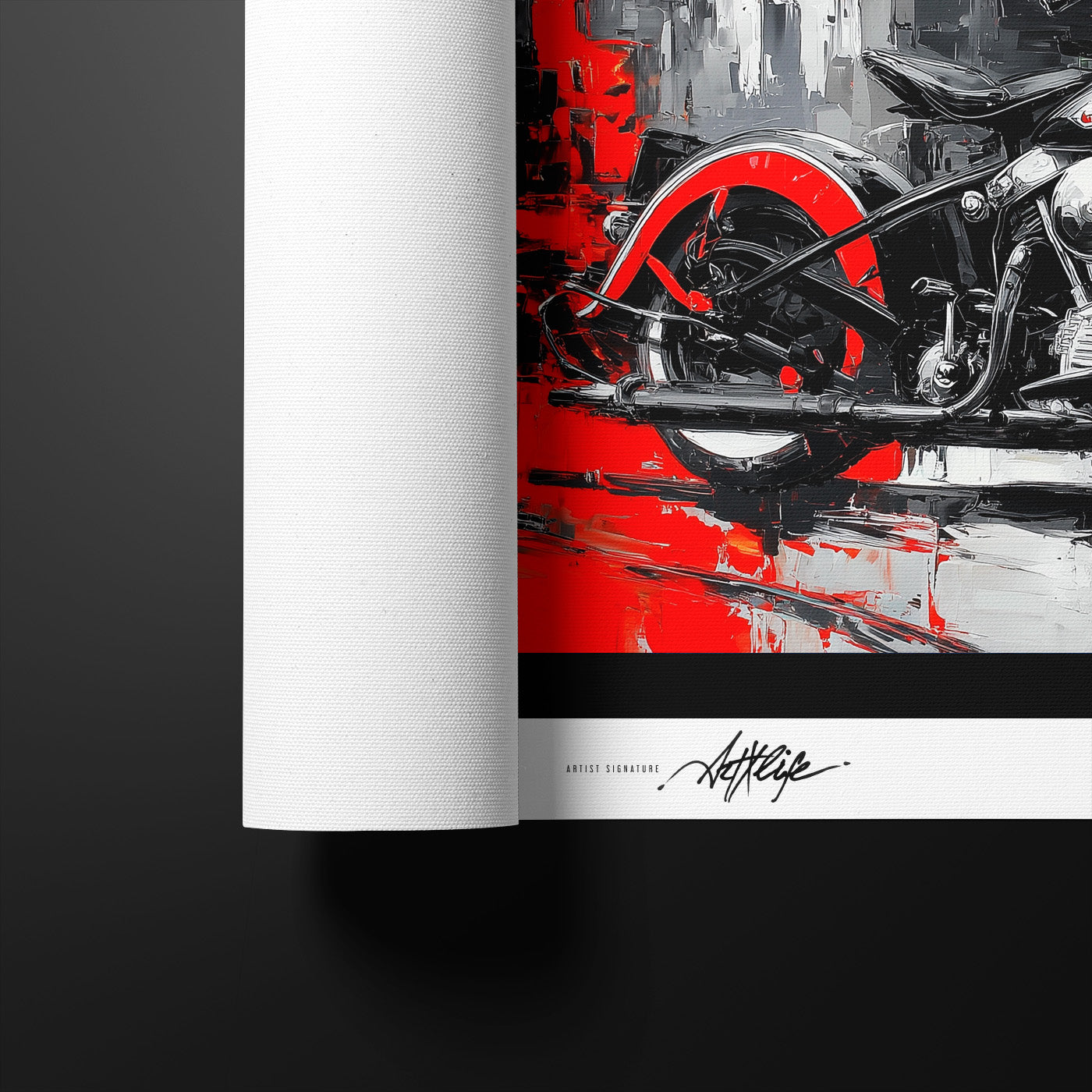 Harley-Davidson EL Knucklehead Red City