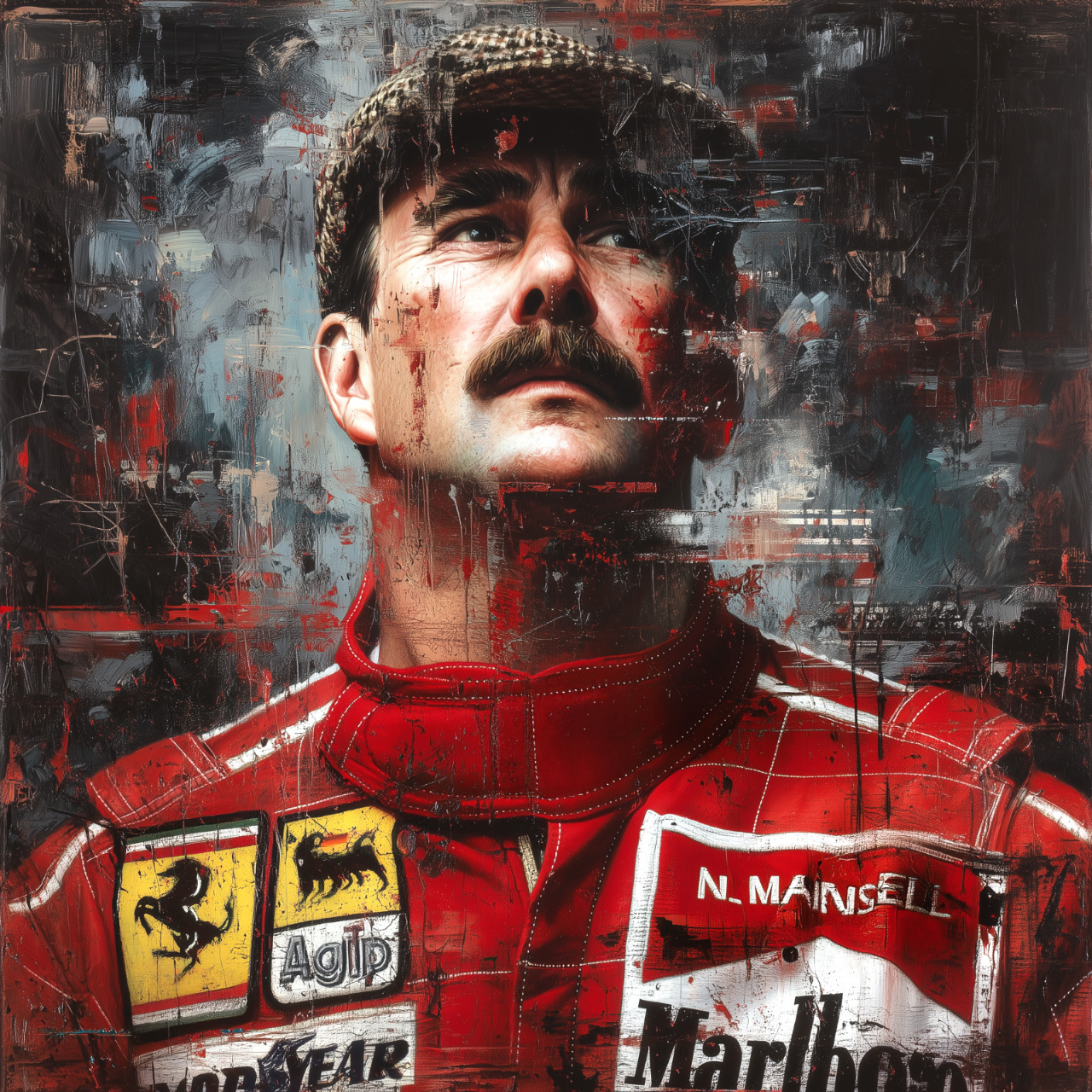 F1 - Nigell Mansell the Ferrari gentleman driver