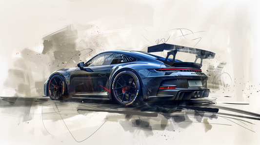 STREET ART - CARRERA GT2 BLUE THUNDER