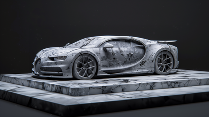 SCULPTURE - GREY MARBLE CHIRON
