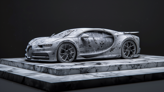 SCULPTURE - GREY MARBLE CHIRON