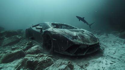 SUBMERGED HURACAN CHAT WITH SHARK FRIEND