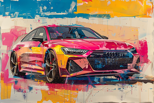 STREET ART - RS7 RED POWER