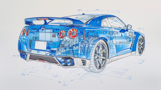 GTR BLUE DIAGRAM TECH