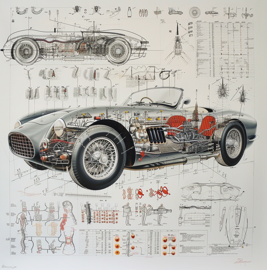TECH - ASGC6 CABRIO 1954 TECHNICAL DIAGRAM