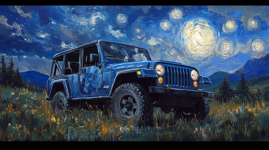 VAN GOGH-  WRANGLER IN A STARRY NIGHT