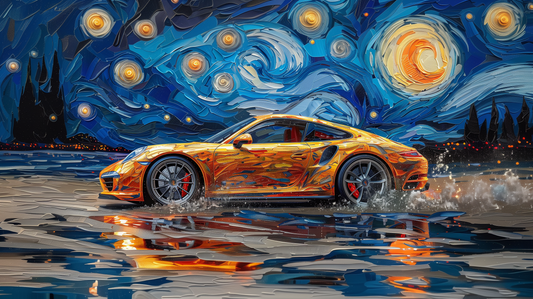 VAN GOGH - 911 IN FAMOUS STARRY NIGHT