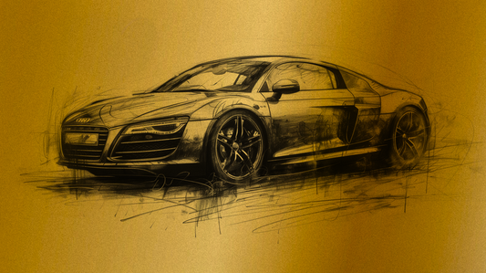 AUDI R8  BLACK DRAFT