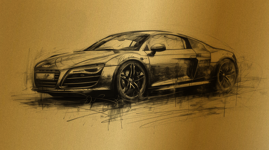 AUDI R8  BLACK DRAFT